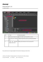No Name Function description 1 File directory function (Page 13 / 72) PrintExp Printer Control & Alignment Software Instruction
